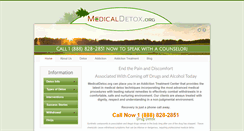 Desktop Screenshot of medicaldetox.org